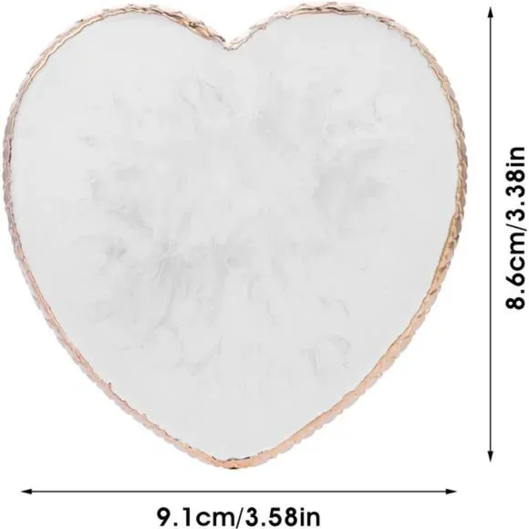 Resin Nail Art Palette 🌹Gold Edge nail and makeup Mixing Tools 🎀🌺 - Picture 3 of 8